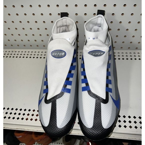 Nike Vapor Edge Pro 360 Mens Football Cleats Size 13 Gray Blue White Black main image 5
